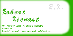 robert kienast business card